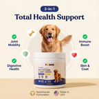 YUMM dog supplement customer review — Dog Joint & Multivitamin Chews — Glucosamine, MSM + Daily Vitamins (90 Soft Chews)